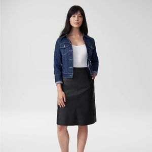 Universal Standard NWT Ana Faux Leather Skirt sz14-16(S)